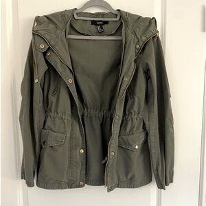 Forever 21 hooded safari jacket